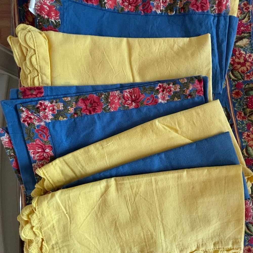 Floral Patterned Cloth Placemats from Pier 1 Imports New matching Napkins